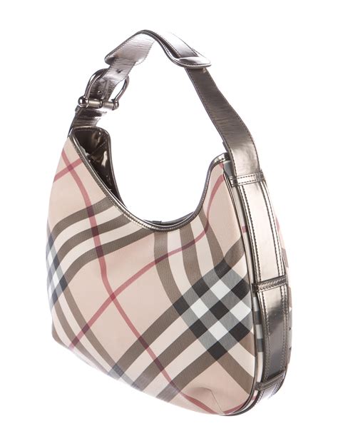 nova check burberry hobo|Burberry nova check print.